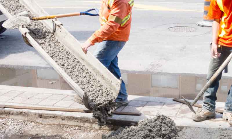 servicing concrete pouring by an Auckland Concrete Company
